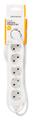 DELTACO outlet 6xCEE 7/3 1xCEE 7/7 1,5m white