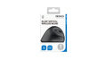 DELTACO Silent Wireless Vertical mouse, 4 buttons, 1000-1600 DPI
