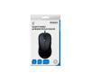 DELTACO Silent Wired Ambidextrous Mouse, 6 Buttons, 800-2400 DPI,black