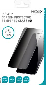 DELTACO Privacy screen protector iPhone 14 Pro Max (SCRN-14PMX)