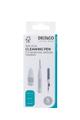 DELTACO Earphone cleaning pen, metal tip, brush, sponge, liquid
