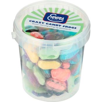 Evers Crazy Candy Frogs bolsjer 600g (106219)