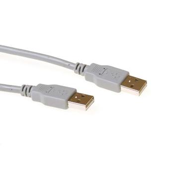 ACT USB 2.0 A male - USB A male ivory  3,00 m (SB2503)