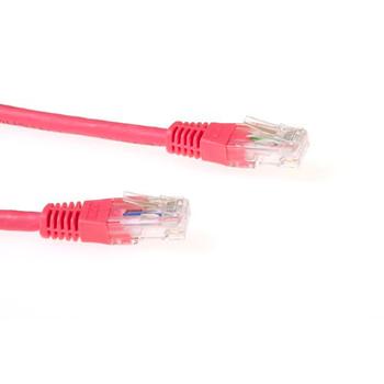 ACT Red 0.5 meter LSZH U/UTP CAT6 patch cable with RJ45 connectors (IB9500)