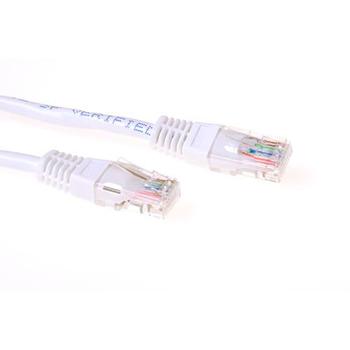 ACT White 0.5 meter U/UTP CAT5E patch cable with RJ45 connectors (IB5400)