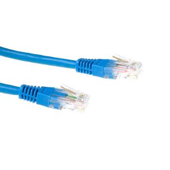 ACT Blue 0.5 meter LSZH U/UTP CAT6 patch cable with RJ45 connectors (IB9600)