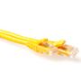 ACT Yellow 1.5 meter U/UTP CAT6 patch cable snagless with RJ45 connectors