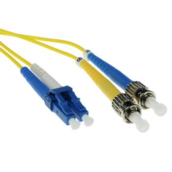 ACT 1 meter LSZH Singlemode 9/125 OS2 fiber patch cable duplex with LC and ST connectors (RL7901)