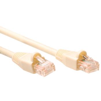 ACT Ivory 1 meter U/UTP CAT5E patch cable snagless with RJ45 connectors (IB6501)