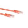 ACT Orange 0.5 meter U/UTP CAT6A patch cable with RJ45 connectors