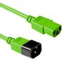 ACT Powercord C13 - C14 green 0.6 m