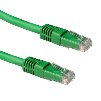 ACT Green 0.5 meter LSZH U/UTP CAT6A patch cable with RJ45 connectors (IB1400)