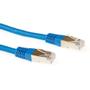 ACT Blue 1.5 meter LSZH SFTP CAT6A patch cable with RJ45 connectors