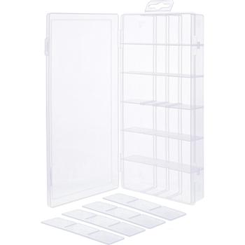 INLINE Small Components Box, 18 compartments,  207x110x27mm,  transparent (43009O)