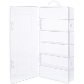 INLINE Small Components Box, 6 compartments,  206x107x33mm,  transparent (43009K)