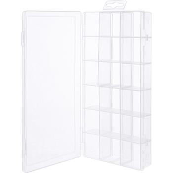 INLINE Small Components Box, 18 compartments,  207x110x27mm,  transparent (43009O)