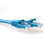 ACT Blue 0.25 meter U/UTP CAT6A patch cable snagless with RJ45 connectors