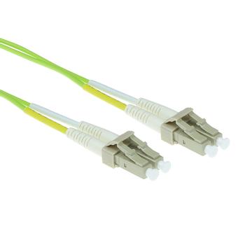 ACT 0.5 meter LSZH Multimode 50/125 OM5 fiber patch cable duplex with LC connectors (RL5800)