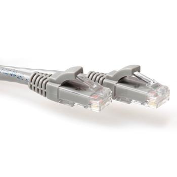 ACT Grey 2.5 meter U/UTP CAT6 patch cable snagless with RJ45 connectors (IS8053)