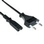 ACT Powercord Euro male - C7 female black 3 m