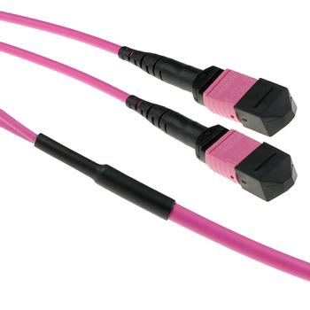 ACT 10 meter Multimode 50/125 OM4(OM3) polarity A fiber trunk cable with 2 MTP/MPO female connectors each side (DC5202)