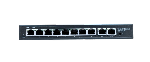 LinkIT 8-ports PoE++ Switch 8 x gigabit, 2 x 10/ 100/ 1000 RJ45 uplink (LI-SG8POE-2UP)