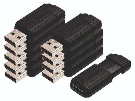 VERBATIM Minne VERBATIM Pstripe USB 2.0 16GB (10) (49206)