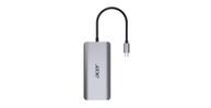 Acer 12-In-1 Type-C Adapter - dokkingstasjon - USB-C - 2 x HDMI, DP - 1GbE (HP.DSCAB.009)