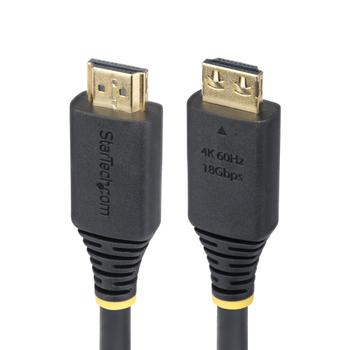 STARTECH StarTech.com 3ft High Speed HDMI Cable w/ Gripping Connectors,  4K 60Hz - Highspeed - HDMI-Kabel mit Ethernet - HDMI männlich zu HDMI männlich - 90 cm - abgeschirmt - Schwarz - halogenfrei,  passiv, Supp (HDMI2-CABLE-GRIP-3F)