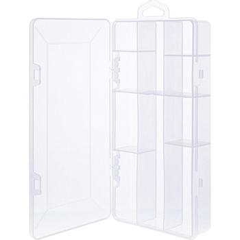 INLINE Small Components Box 10 shelfs 206x107x33mm,  transparent (43009L)