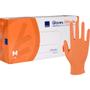Abena Undersøgelseshandske, ABENA Classic Sensitive, M, orange, nitril, pudderfri
