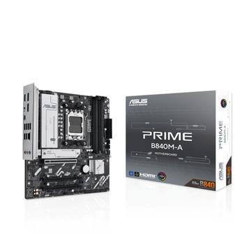 ASUS PRIME B840M-A-CSM Hovedkort AM5, micro-ATX,  B840, DDR5, 1x PCIe 4.0, 3x M.2 (90MB1J10-M0EAYC)