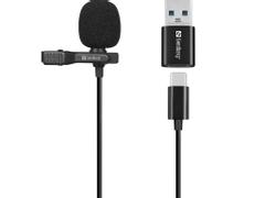 SANDBERG Streamer USB Clip Microphone
