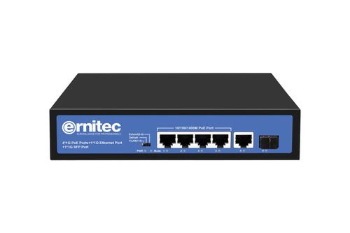 ERNITEC Unmanaged ,  4 x 10/ 1000Mbps (ELECTRA-U04-1GB-60W)