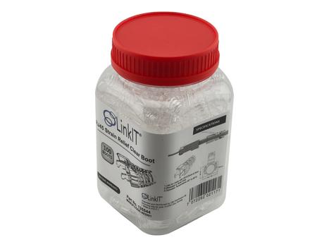 LinkIT RJ45 Clear Strain relief boot 100 pcs (LI-RJ45-CSRB-100)