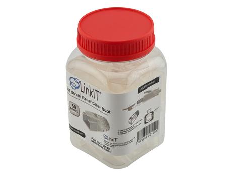 LinkIT RJ45 Clear Strain relief boot 50 pcs (LI-RJ45UTP-B-775)