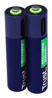 Trust USB-C oppladbare AAA-batterier (2)