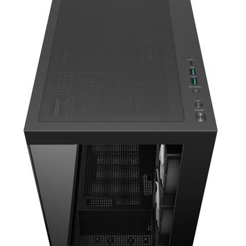 Deepcool CG580 4F Mid Tower Black, ATX, 4 ARGB-vifter (R-CG580-BKADA4-G-1)