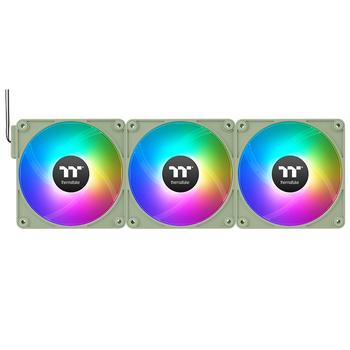 THERMALTAKE CT120 EX Reverse Fan Matcha Green 3 Pack ARGB Sync (CL-F198-PL12MG-A)