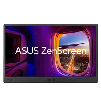 ASUS S ZenScreen MB169CK - LED monitor - 16" (15.6" viewable) - portable - 1920 x 1080 Full HD (1080p) @ 60 Hz - IPS - 250 cd/m² - 800:01:00 - 5 ms - Mini HDMI, 2xUSB-C - black (90LM0AZ3-B01171)