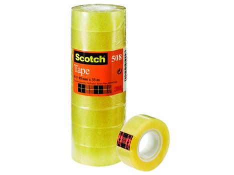SCOTCH tape 15mmx33m klar 10rl (7100336226)