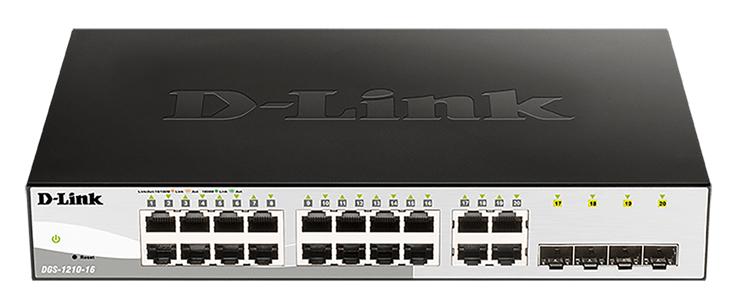D-LINK 16-port switch compo sfp (DGS-1210-16)
