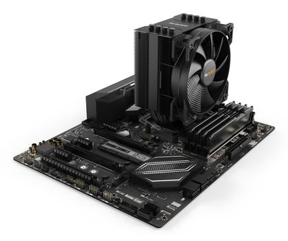 BE QUIET! Pure Rock 2 Black, CPU cooler (black, elegant black surface) (BK007)