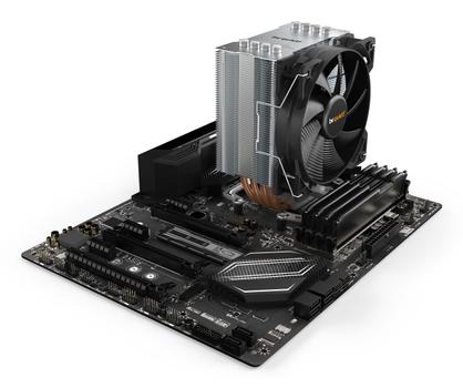 BE QUIET! Pure Rock 2 Silver, CPU cooler (silver, brushed aluminum finish) (BK006)