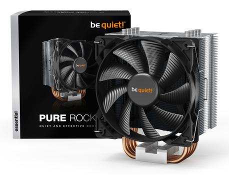 BE QUIET! Pure Rock 2 Silver, CPU cooler (silver, brushed aluminum finish) (BK006)