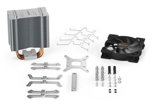 BE QUIET! Pure Rock 2 Silver, CPU cooler (silver, brushed aluminum finish) (BK006)