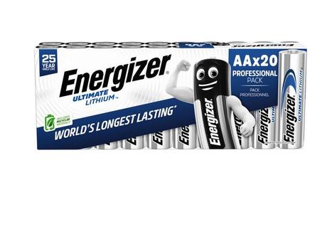 ENERGIZER Batteri ENERGIZER U.Lithium AA (20) (7638900454727)