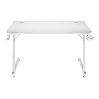TRUST GXT 709 Luminus RGB LED Illuminated White Gaming Desk (25328)