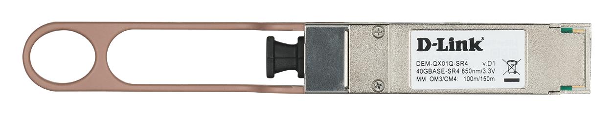 D-LINK 40GBASE SR4 QSFP+ MULTIMODE TRANSCEIVER 100M 150M IN (DEM-QX01Q-SR4)