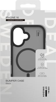 iDEAL OF SWEDEN Ideal Bumper  MagSafe iPhone 16 Black (IDBPCMS-I2461-01*20)